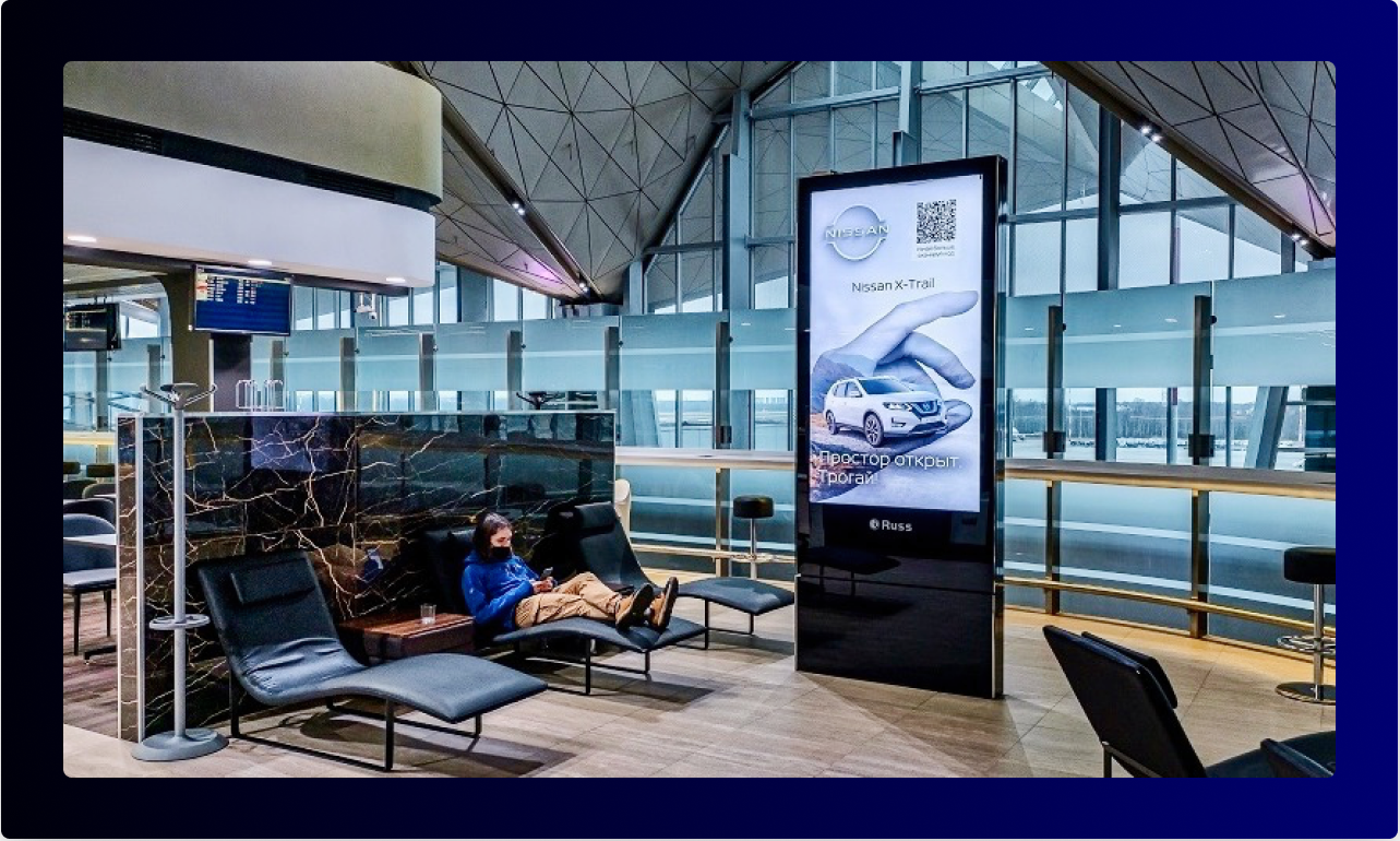 Exploring Out of Home and Indoor Advertising Opportunities at Pulkovo Airport in Russia