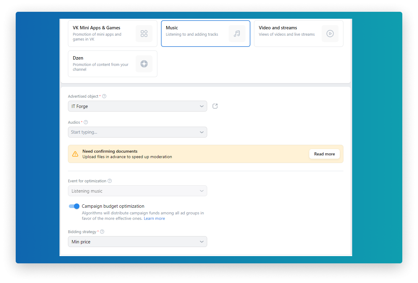 VK Ads Advertising Campaign Launch Tutorial: 4 Easy Steps